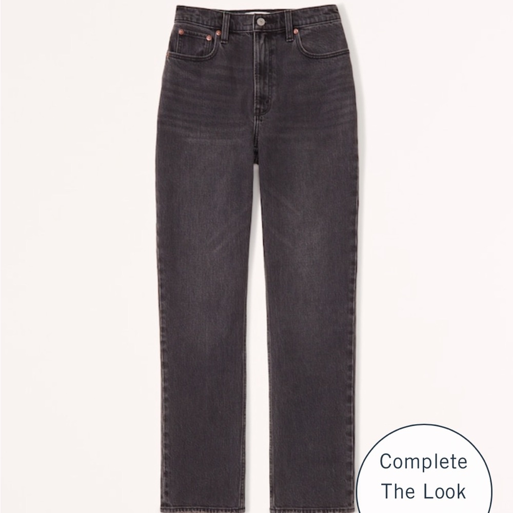 Abercrombie & Fitch 90s Straight Ultra High Rise Jeans w/ slits